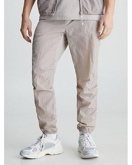 Calvin Klein Trainingshose mit doppeltem Bund in Gray für Herren