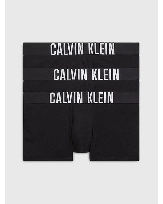 Calvin Klein 3er-Pack Shorts in großen Größen - Intense Power in Black für Herren