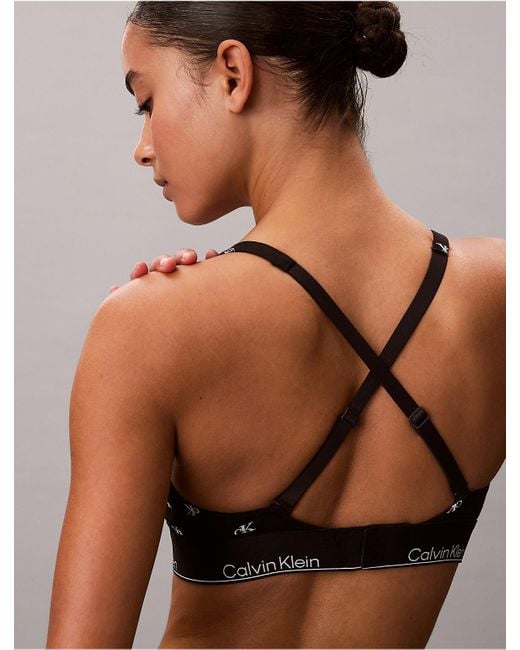 Calvin Klein Multicolor Icon Cotton Modal Lightly Lined Bralette