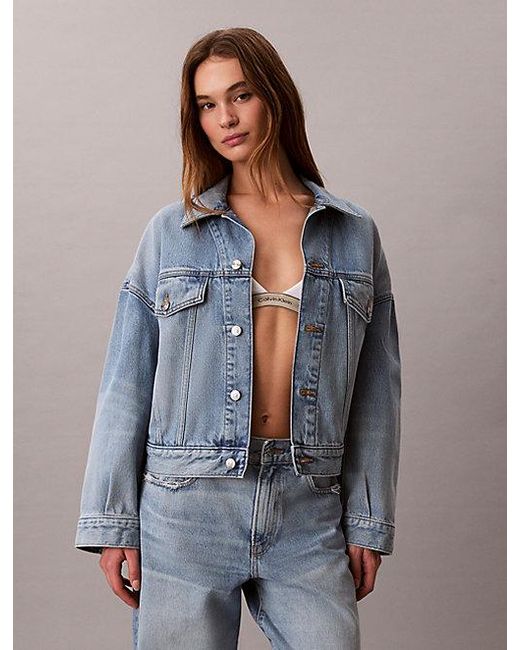 Calvin Klein Blue Jeans Relaxed Denim Jacket