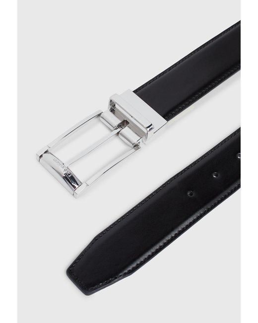Calvin Klein White Leather Belt for men