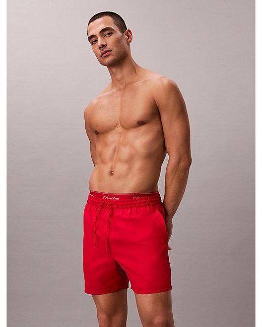 Calvin Klein Red Swimsuit for men