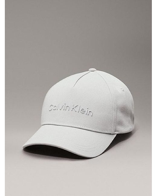 Calvin Klein Twill-Kappe in White für Herren