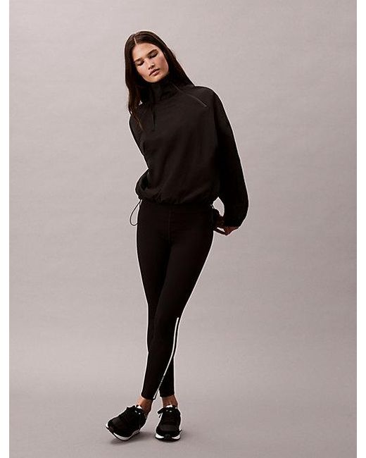 Calvin Klein Black Sport Lightweight Pullover Technical Jacket