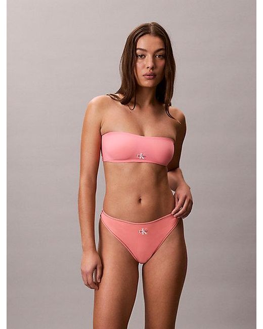 Calvin Klein String Bikinibroekje in het Pink