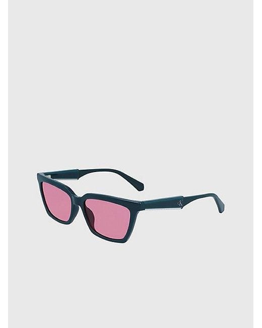 Calvin Klein Pink Jeans Cat Eye Sunglasses Ckj23606S