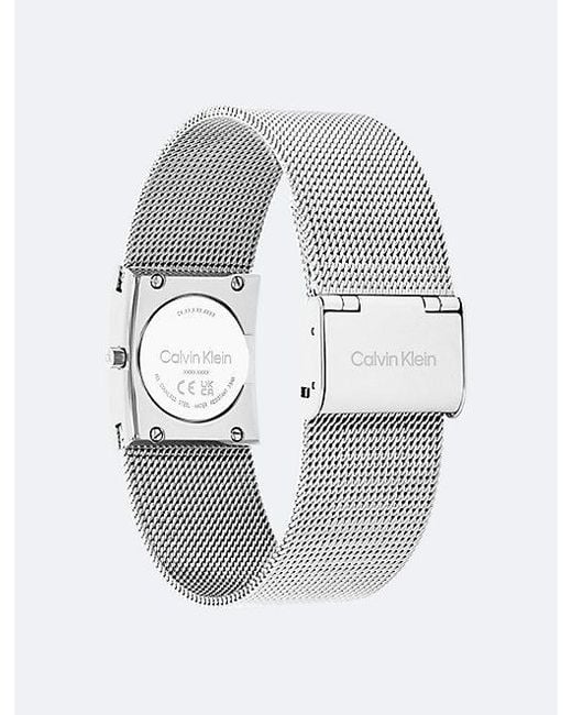 Calvin Klein White Ck Pulse Bracelet Watch