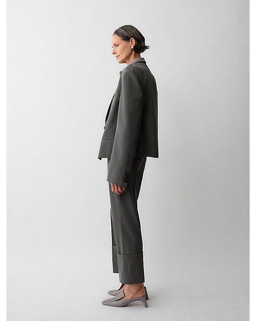 Calvin Klein Gray Cordelia Jacket