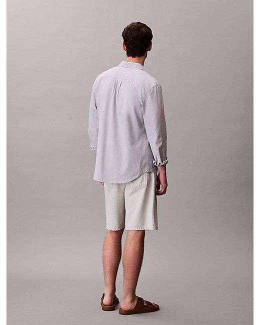 Calvin Klein Purple Jeans 90S Relaxed Denim Shorts for men