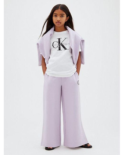 Calvin Klein Purple Jeans Wide Leg Joggers