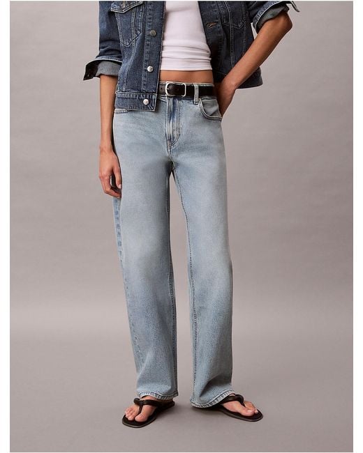 Calvin Klein Gray Calvin Klein 90S Straight Jeans