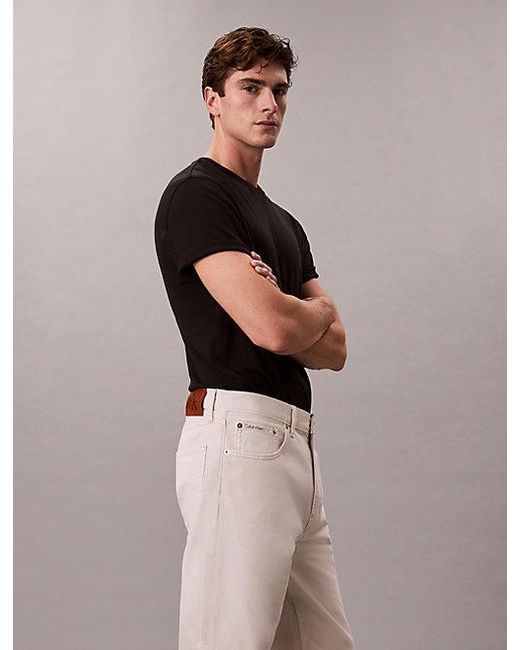 Calvin Klein Brown 90S Taper Fit Jeans for men