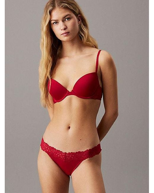 Calvin Klein Bikinislip in het Red