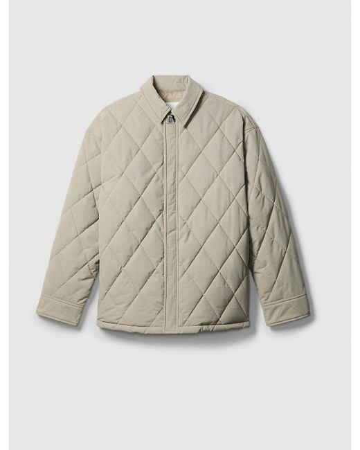 Giubbotto Trapuntato di Calvin Klein in Natural da Uomo
