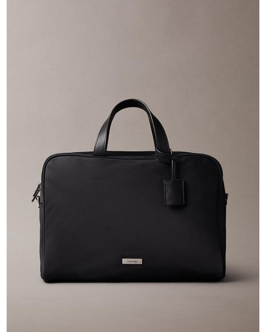 Borsa Portadocumenti di Calvin Klein in Gray da Uomo