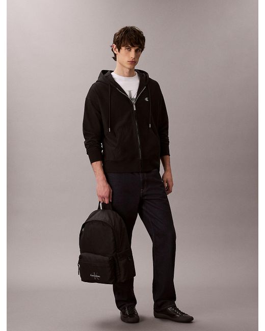 Sac À Dos En Nylon Avec Logo Monogramme Calvin Klein pour homme en coloris Black