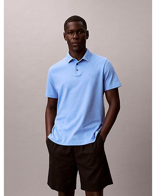 Calvin Klein Multicolor Pima Cotton Polo Shirt for men