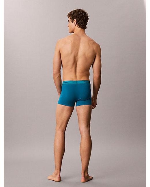 Calvin Klein Blue 3 Pack Trunks for men