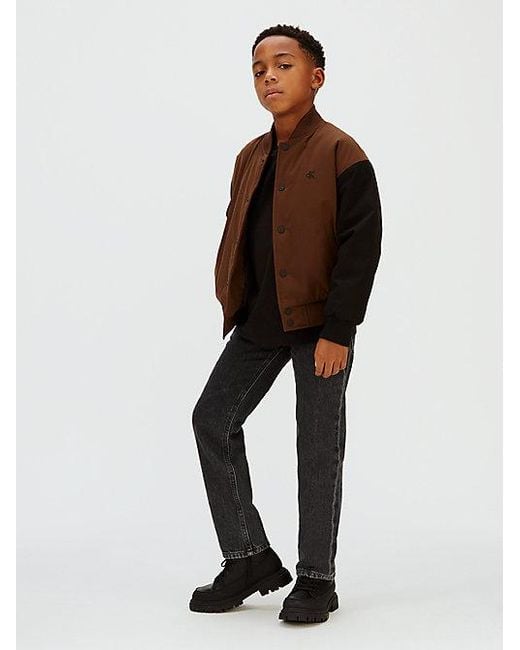 Calvin Klein Black Jeans Mid Rise Straight Jeans for men