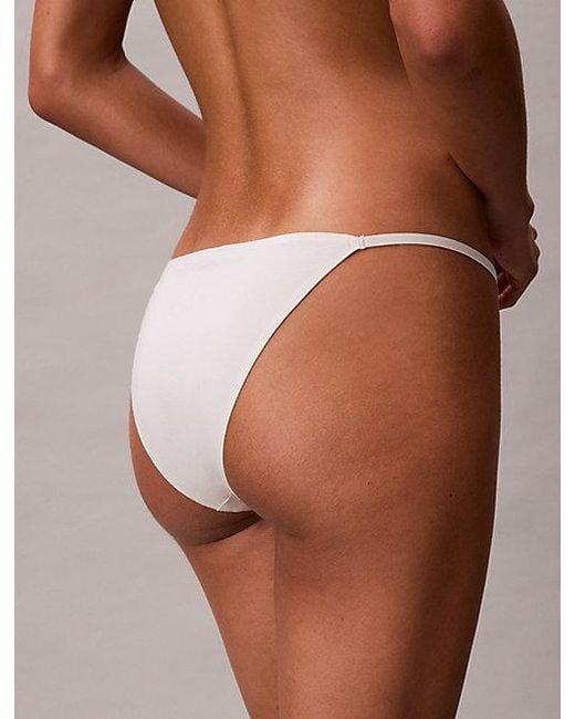 Calvin Klein Brown Bikini Briefs Cotton Modal Bare