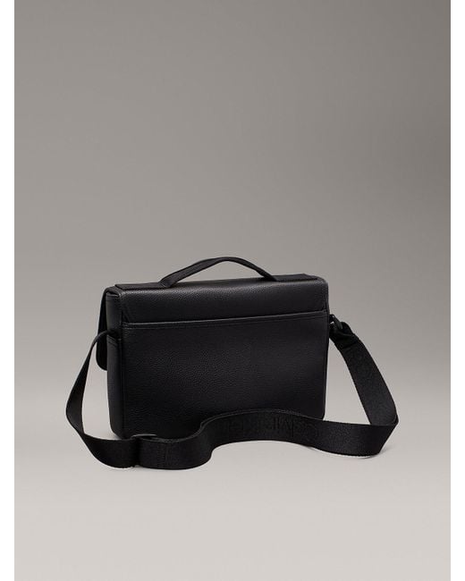 Calvin Klein Gray Compact Messenger Bag for men