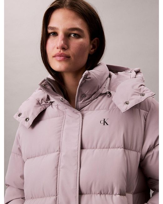 Calvin Klein Multicolor Monogram Puffer Jacket