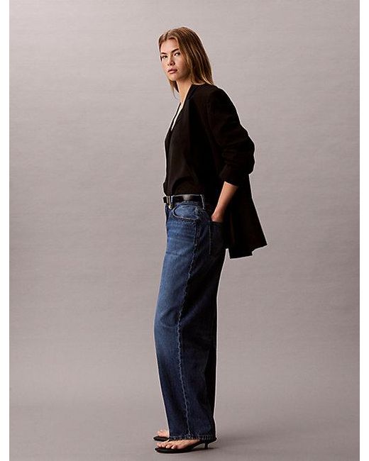 Calvin Klein Blue Jeans Relaxed Barrel Jeans