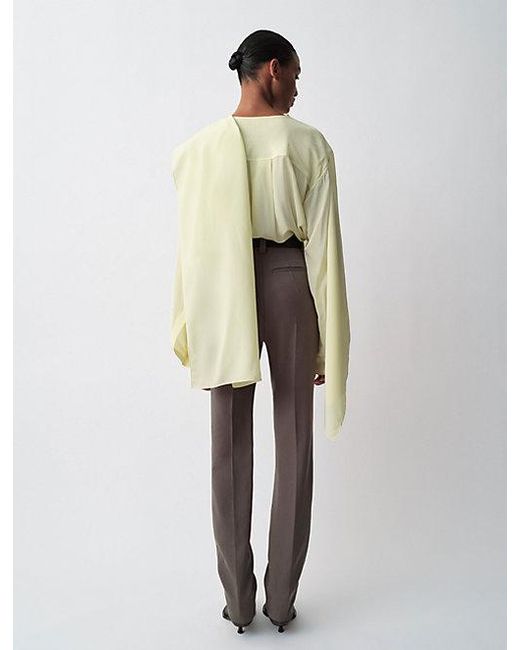 Calvin Klein Gray Lucia Slim Trousers
