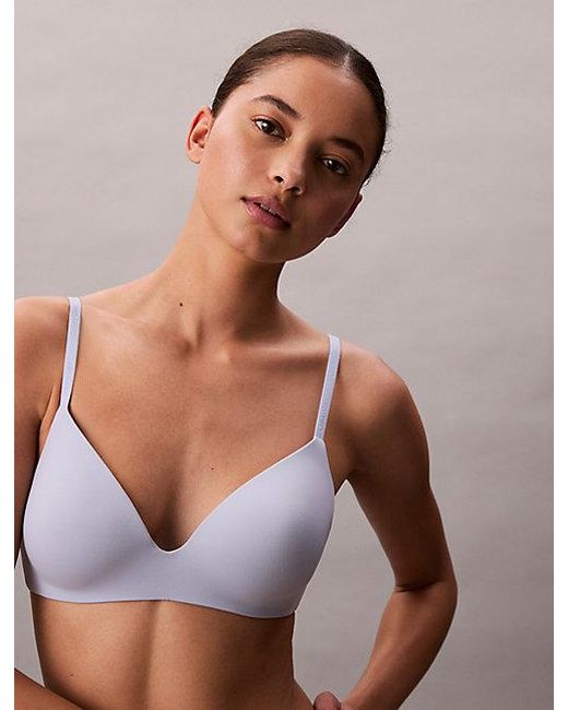 Calvin Klein White Wirefree T-Shirt Bra Perfectly Fit