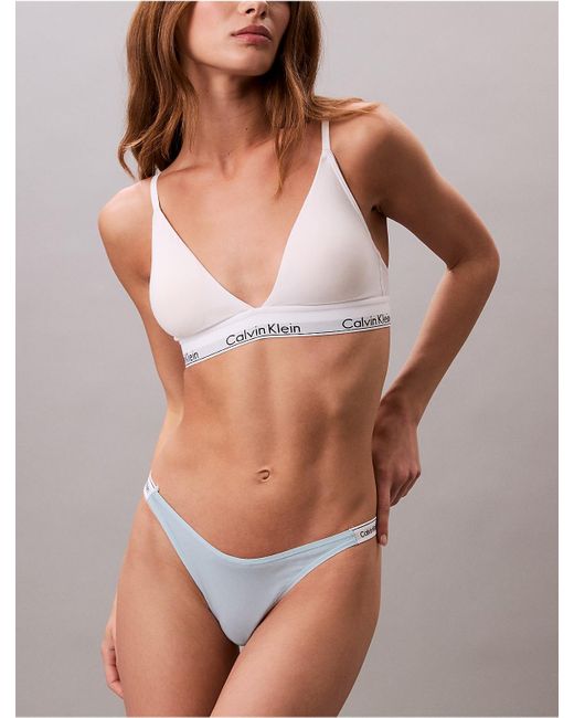 Calvin Klein Multicolor Modern Logo Dipped String Thong