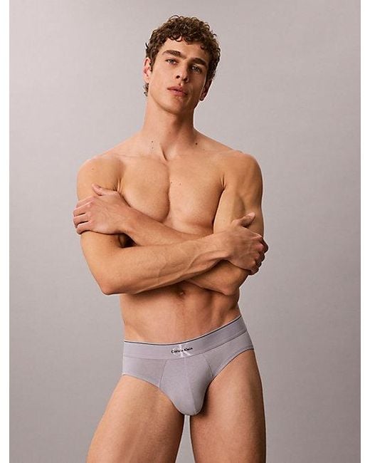 Calvin Klein Blue 3 Pack Briefs for men