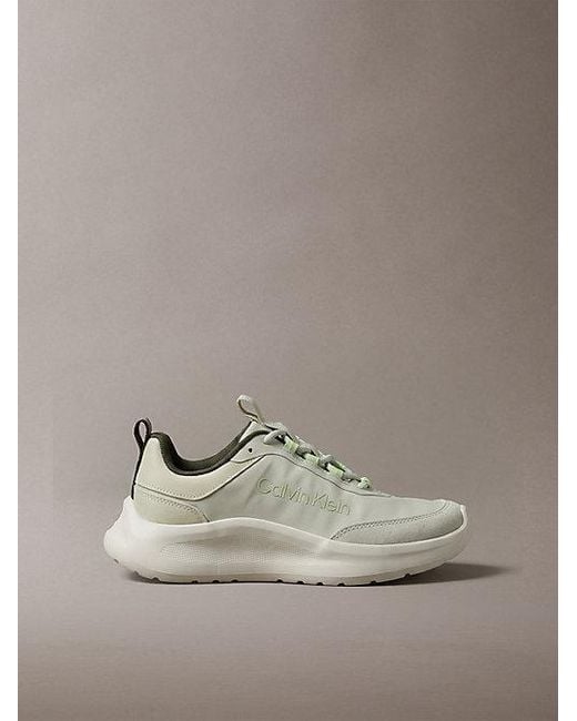 Calvin Klein Multicolor Ck Curve Lightweight Runner Trainers
