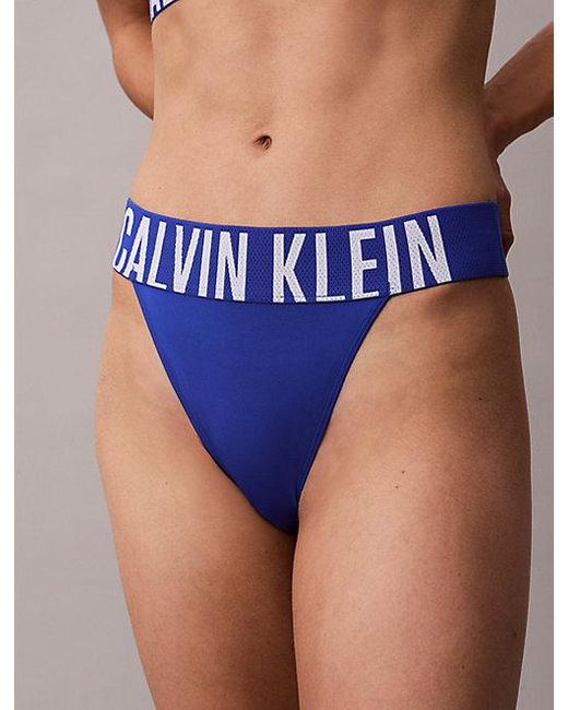 Calvin Klein Blue String-Tanga