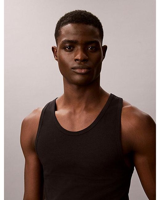 Calvin Klein Green 3 Pack Tank Tops for men