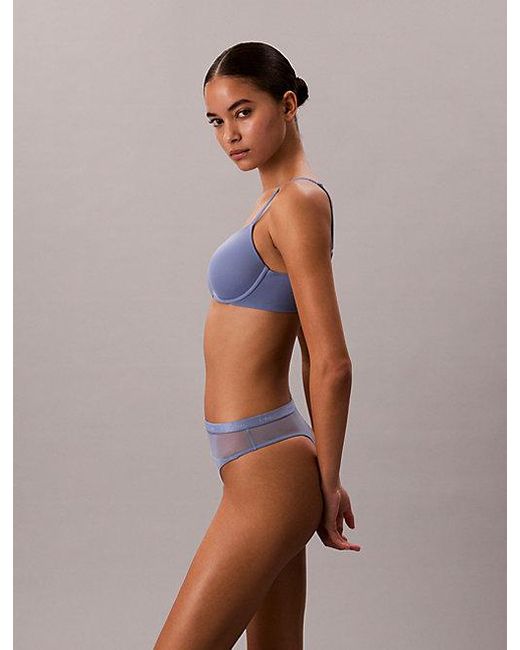 Calvin Klein Multicolor Thong Sheer Modal Mesh