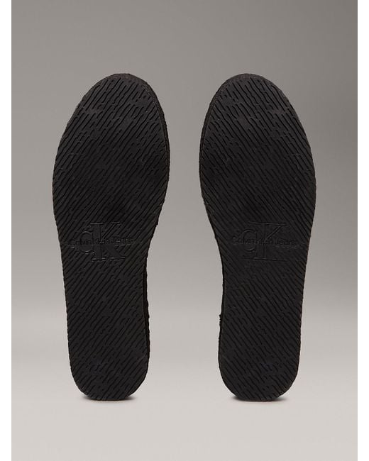 Espadrillas Con Plateau di Calvin Klein in Gray