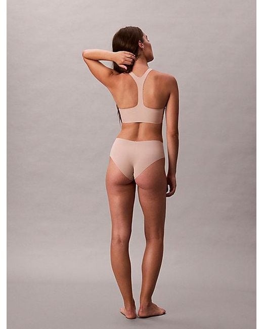 Calvin Klein Brown Leicht Gepolsterter Racerback-Bralette