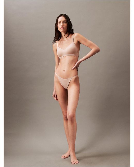 Calvin Klein Natural Ideal Micro String Thong