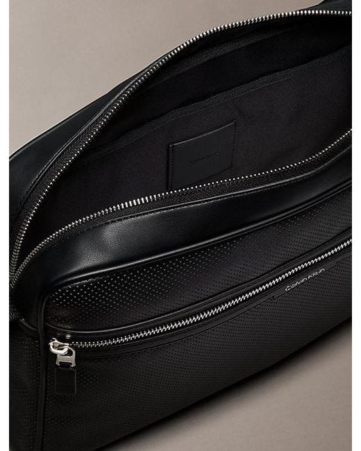 Calvin Klein Gray Travel Laptop Flight Bag for men