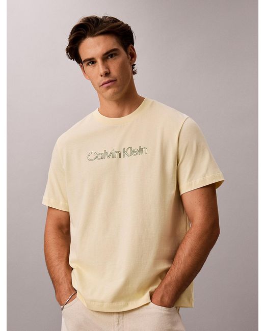 Calvin Klein Natural Relaxed Logo T-Shirt for men