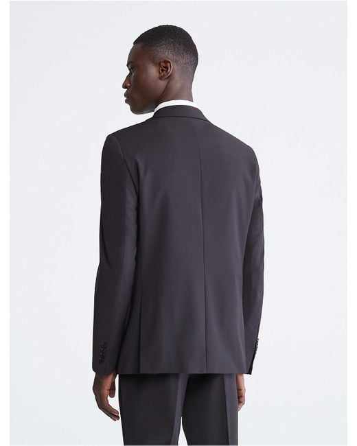 Calvin Klein Blue Skinny Fit Suit Jacket for men