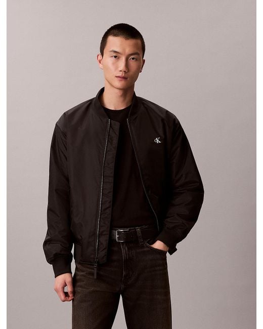 Bomber En Nylon Calvin Klein pour homme en coloris Black