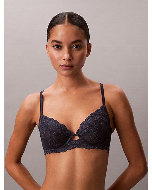 Calvin Klein Brown Full Coverage Bra Sensual Stretch Lace