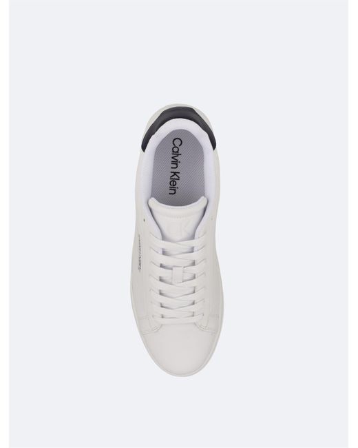 Calvin Klein White Men's Horaldo Low Top Sneaker for men