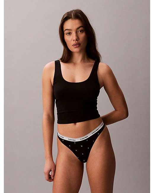 Calvin Klein Multicolor Thong Icon Logo