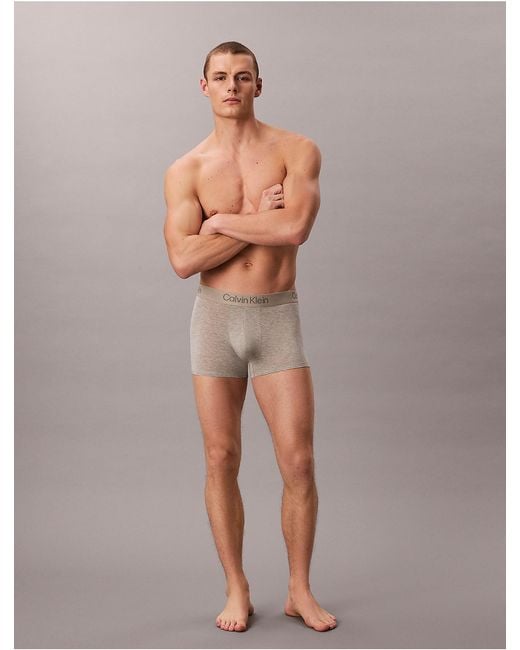 Calvin Klein Multicolor Ultra Soft Modal 3-Pack Trunk for men