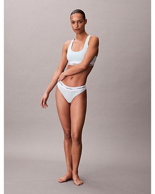 Calvin Klein String in het White