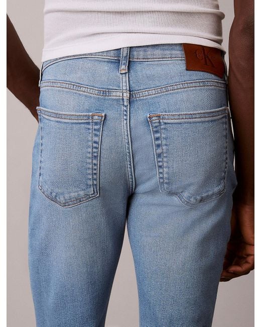 Calvin Klein Blue Slim Tapered Jeans for men