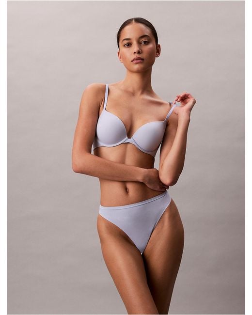 Calvin Klein Multicolor Perfectly Fit Push Up Plunge Bra