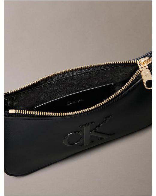 Calvin Klein Gray Bold Monogram Mini Bag